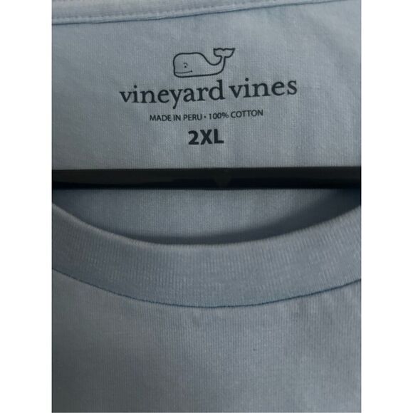Men's Los Angeles Dodgers Vineyard Vines Light Blue Baseball Cap T-Shirt - Picture 4 of 4